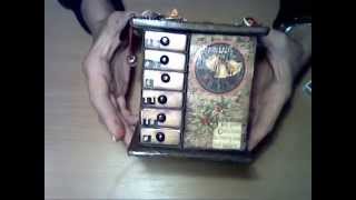 Altered Advent Calendar using matchboxeswmv [upl. by Yesak383]