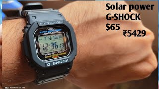 Casio GSHOCK G5600UE1DR Review Tough solar updated module 3496 [upl. by Dehsar]