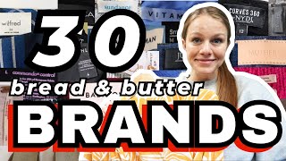 30 Bread amp Butter BRANDS for 2024 on eBay and Poshmark  Reseller Vlog 26 [upl. by Bacchus]