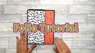 Simple DIY Folio Tutorial including adding pattern paper [upl. by Ilrebma348]