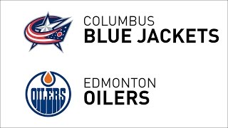 Recap Blue Jackets 3 Oilers 1 • Dec 13 2016 [upl. by Hampton]