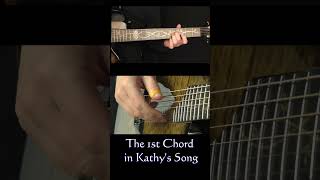 The Magical First Chord In Kathys Song shorts kathyssong simonandgarfunkel [upl. by Thecla]