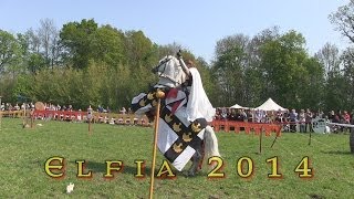 elfia 2014 ridders te paard [upl. by Palm]