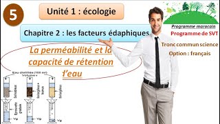 perméabilité et capacité de rétention deau du sol [upl. by Siugram]