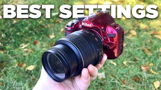 Nikon D3100 Best Settings in LESS THAN 2 Minutes [upl. by Nadab]