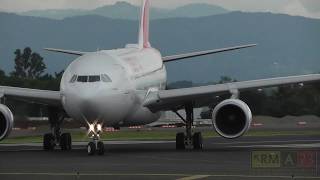 Iberia A332 Arribo y despegue  Costa Rica [upl. by Martz]