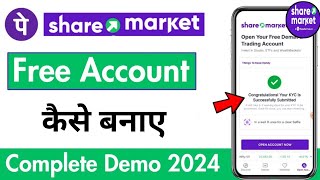 phonepe sharemarket demat and trading account opening process  phonepe demat account open 2024 [upl. by Okiam635]