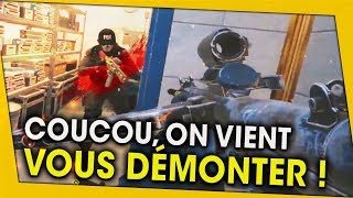 COUCOU ON VIENT VOUS DÉMONTER  RAINBOW SIX SIEGE [upl. by Aneelak513]