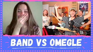 LIVE BAND vs Omegle PART 2 Omegle Singing Reactions [upl. by Ennagem]