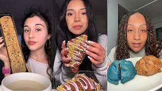 TikTok SweetPastry Mukbang Compilation 16  Donut Cookie and More [upl. by Bowers585]