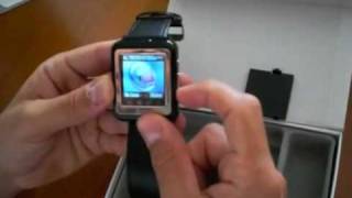 Aoke 09 Triband Watch Phone Video Introduction [upl. by Kcirrez]