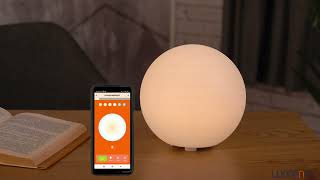 Ledvance Smart WIFI SunHome smart table globe lamp [upl. by Ettenay]