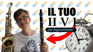 FACILE Come fare un IIVI in 3 minuti ➡️ Improvvisazione jazz [upl. by Etteuqram]