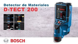 Detector de Materiales Bosch Dtect 200 C  Maquitec [upl. by Yessej]