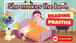 Household Chores for Kids Reading Practice  English Reading English Vocabulary Speaking English [upl. by Aelhsa908]