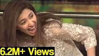 Mahira Khan gone crazy as Jogi Baba comes in Mazaaq Raat [upl. by Eralcyram]