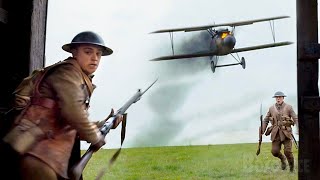 The Plane Scene  1917  CLIP [upl. by Jenine]