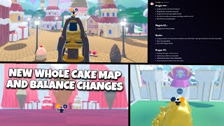 NEW WHOLE CAKE ISLAND MAP  BALANCE CHANGES FRUIT BATTLEGROUNDS [upl. by Ardnas]