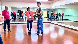 Salsa Dance class 10 中華老人服務協會騒沙舞蹈班 Best Dance Teacher ever Hand by hand teaching最好的舞蹈老師手把手教學 [upl. by Anitsyrk]