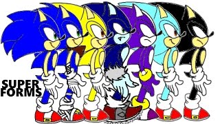 Sonic the hedgehog Animation Including some SuperOtherrandom Forms  NOT PRECISE [upl. by Blinny]