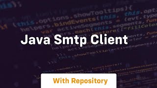 java smtp client [upl. by Hewett]