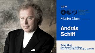 Sir András Schiff Piano Master Class 2016  Yuval Chen [upl. by Lezlie]