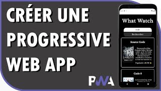 PWA  Progressive Web App Créer une application mobile avec HTML CSS amp Javascript [upl. by Keating]