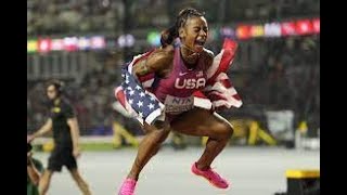 DID SHA CARRI RICHARDSON WIN THE WORLD CHAMPION IN 100 METER WORLD TITLE 106 LENITA REACTION [upl. by Remo]