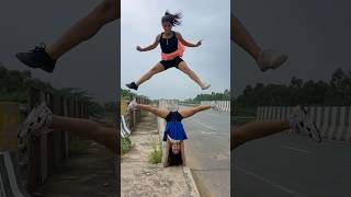 Mere upr kud gyi 😧 shorts ytshorts parkour couplegoals viralvideo [upl. by Par]