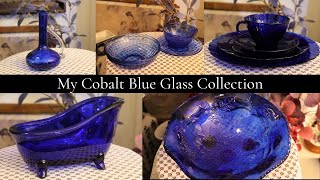 My Cobalt Blue Glass Collections [upl. by Bendick]