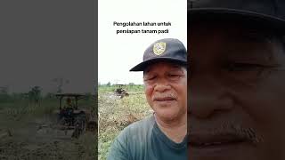 Pengolahan tanah di lahan kering dengan mesin rotari [upl. by Ninette611]