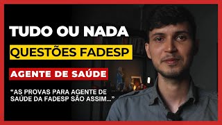 QUESTÕES COMENTADAS DA FADESP  Agente Comunitário de Saúde ACS [upl. by Octavian]