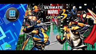 ULTIMATE MARVEL VS CAPCOM 3 Full Update PC Winlator Android [upl. by Doownel]