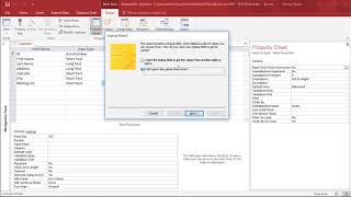 MS Access 2016  Create Simple Database [upl. by Llenreb]