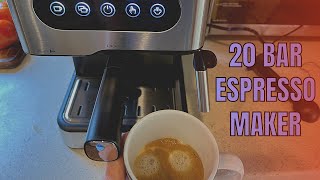 Kwister Espresso Machine Review PERFECT Cappuccino Espresso Coffee Maker [upl. by Ruon]