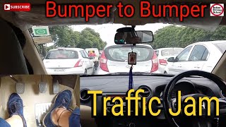 Bumper to Bumper Traffic  ट्रैफिक में गाड़ी कैसे चलाये   Indian Driving School [upl. by Sinnaiy18]