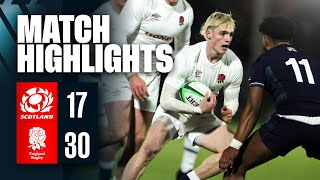 Highlights  Scotland U20 Men vs England U20 Men  U20 Six Nations [upl. by Vogeley]