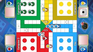 Ludo King 4 players  Ludo game in 4 players  Ludo King  Ludo gameplay 1604 [upl. by Nimzay]