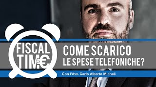 COME SCARICO LE SPESE TELEFONICHE [upl. by Peer]