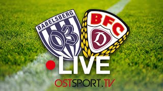 LIVE Babelsberg 03 vs BFC Dynamo  Regionalliga Nordost  SP02 [upl. by Claretta]