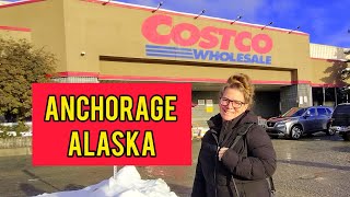 HUGE supply run in Alaska  shop with 3 of us COSTCO Herb store and more [upl. by Ahsaenat]