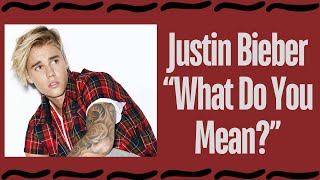 🎤Karaoke EditionSinging quotWhat Do You Meanquot by Justin Bieber with Onscreen Lyrics [upl. by Pears]