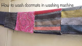 how to wash door mats in washing machine  how to wash doormats [upl. by Colis]