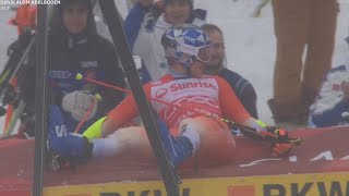 Ski Alpin Mens giant Slalom Adelboden 2run Highlights 2024 [upl. by Narag]