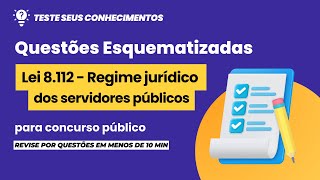 Questões da Lei 811290 Disposições Preliminares e Provimento e Vacância [upl. by Seroka]