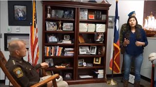 Girl Serenades Fort Bend County Sheriff [upl. by Nitas593]