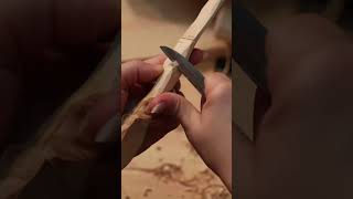 Finding peace in the art of woodcarving asmr woodart wood woodcarved satisfying woodworking [upl. by Idahs]