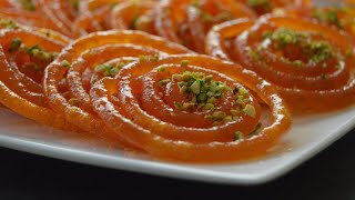 Jalebi recipe  Make Crispy Crunchy and Juicy jalebi in minutes [upl. by Hugibert]