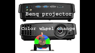 Benq projector color wheel change [upl. by Annohsal90]