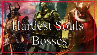 The 10 Hardest Bosses in The Souls Games [upl. by Nosecyrb]